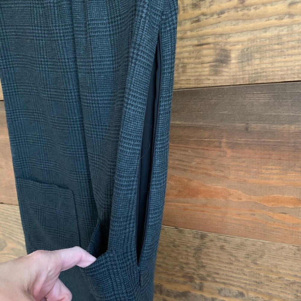 Gap Gray Plaid Wool Shift Dress - Picture 5 of 8